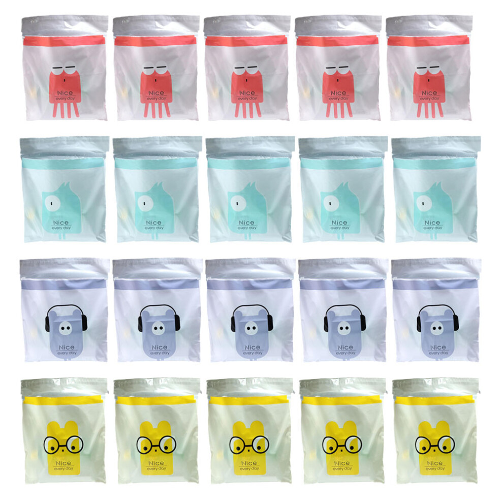 40Pcs Car Sticky Garbage Bags For Vehicle Litter Storage Assorted Colors 3302639175621