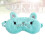 light green fluffy cat eye mask lightweight sleep blindfold for naps 7