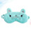 light green fluffy cat eye mask lightweight sleep blindfold for naps 5
