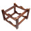 wooden rack for household red storage 5