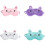 light green fluffy cat eye mask lightweight sleep blindfold for naps 3