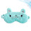 light green fluffy cat eye mask lightweight sleep blindfold for naps 4