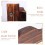 wooden rack for household red storage 11