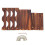 wooden rack for household red storage 3