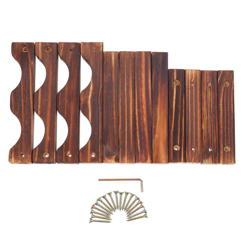 wooden rack for household red storage 2