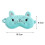light green fluffy cat eye mask lightweight sleep blindfold for naps 2