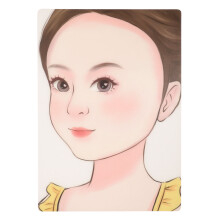 Plastic makeup practice board for face painting and dresser training
