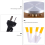 mini pottery wheel set with clay tools, diy pottery machine, 11