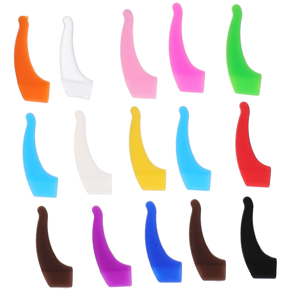 Vaguelly 26 Pairs Silicone Glass Ear Pads Anti Skid Temple Sleeves