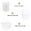 50pcs take-out with lids round packing 10