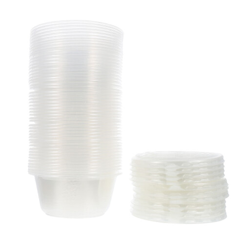 50pcs take-out with lids round packing 2