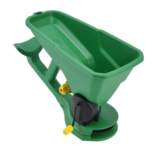 Hand Held Seed Spreader Ergonomic Five Gear Adjustment For Gardening Suitable For Various Settings