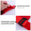 extinguisher strap vehicle-mounted flashlight cup fixed red 3