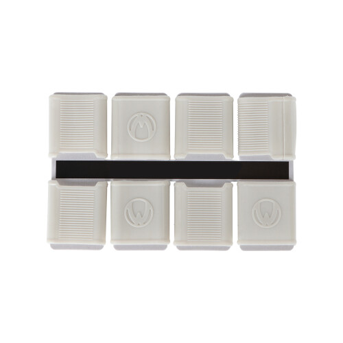 8 pcs silicone sleeves support protectors for exercise, grey m