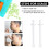 1 set plastic wax sticks applicators for nose hair removal 11