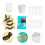 1 set plastic wax sticks applicators for nose hair removal 8