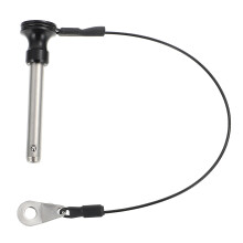 Zwarte Zelfvergrendelende Ball Lock Pin Met Handgreep
