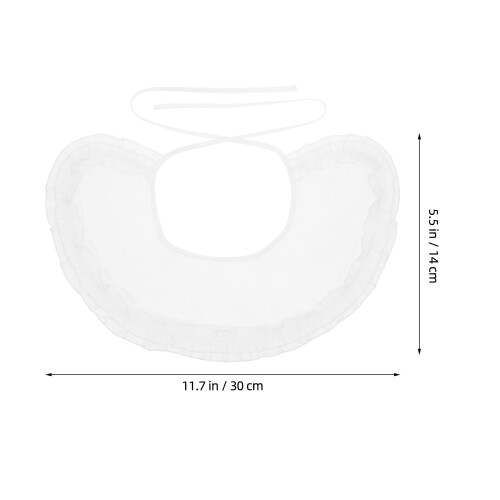 1 mode vrouwen chiffon valse kraag lotusblad 1