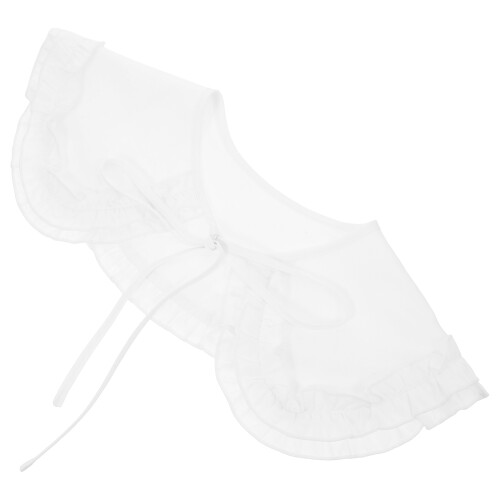 1 mode vrouwen chiffon valse kraag lotusblad