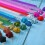 18 packungen glitzerstern-faltblätter, -papier bunt 6
