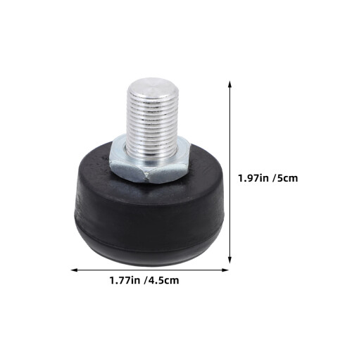 2 stücke verstellbare gummistopper für -rollschuhe 1