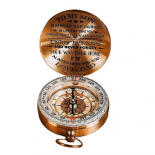 Dad To Son Enjoy The Ride Compass Copper Compass Christmas Gift for Son Vintage Style Tw