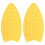Yuangui  Silicone Iron Rest Pad (2pcs, Yellow) 2