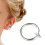 8- . Set offene -, Lippen-, Ohrstecker, Piercingschmuck Silber 5
