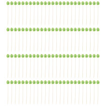 100pcs disposable turtle leaf food picks for and appetizers