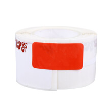 1 Roll Red Thermal Synthetic Paper Self-Adhesive Jewelry Labels