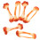 6pcs simulated chicken legs and fried wings bone models 11
