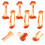 6pcs simulated chicken legs and fried wings bone models 3