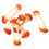6pcs simulated chicken legs and fried wings bone models 9