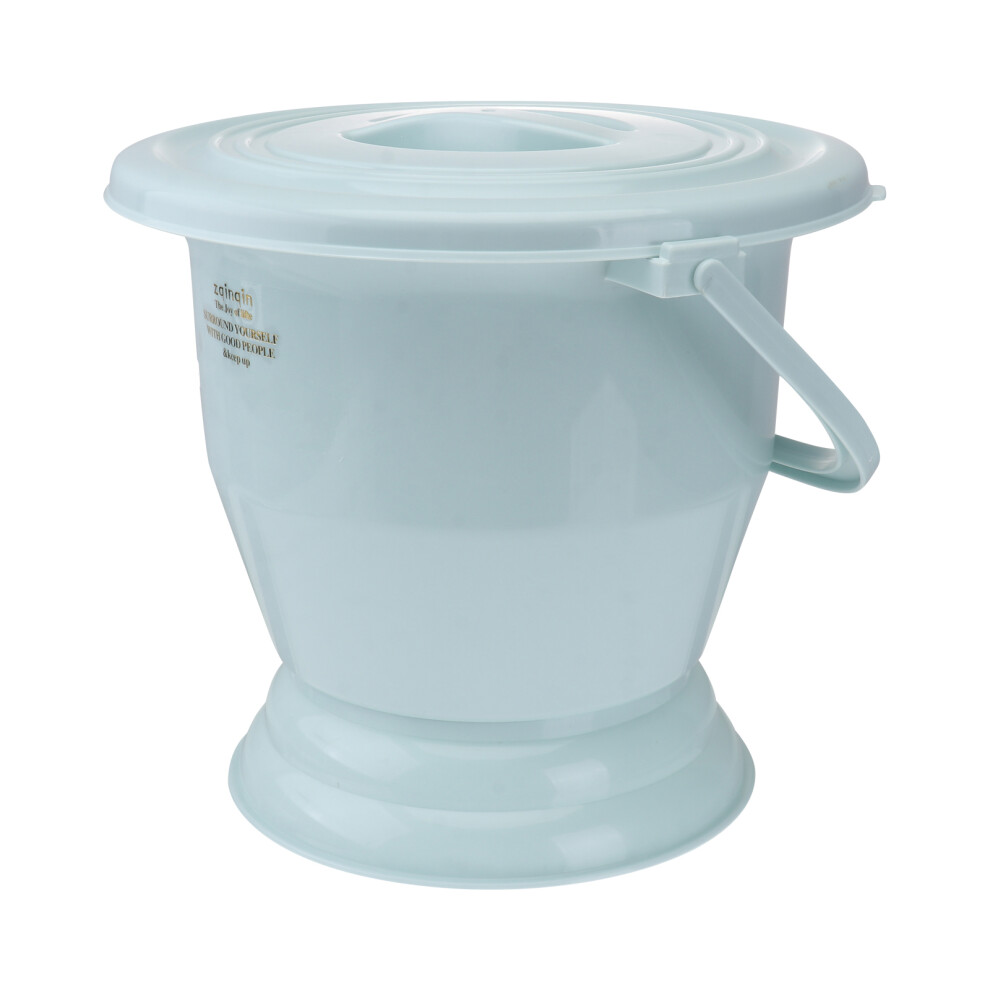 Aboofan Plastic Buckle Spittoon Bed Pan With Handle For Household Use