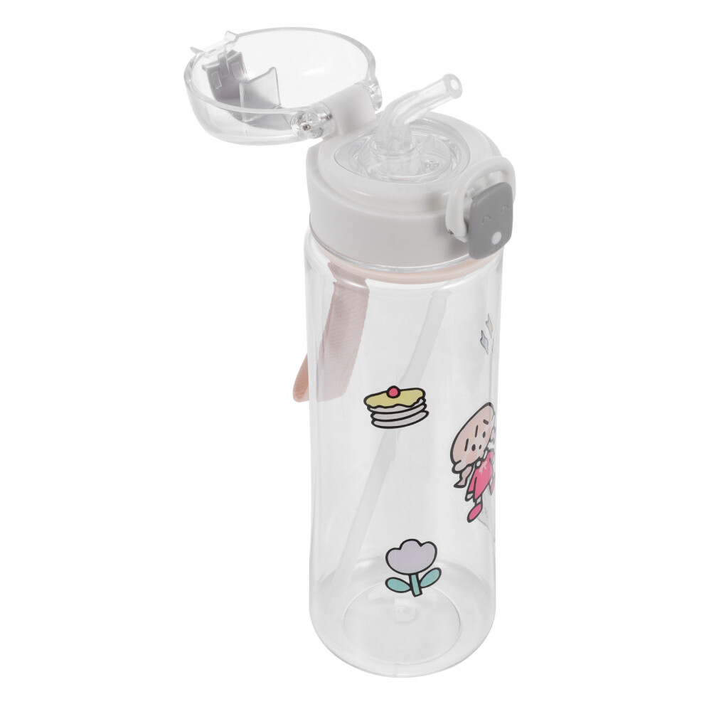 1Pc 500Ml Straw Sippy Cup With Cartoon Pattern For Water Or Coffee Totority