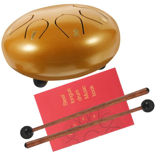 sturdy metal tongue drum set, small percussion for beginners 1