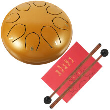 sturdy metal tongue drum set, small percussion for beginners