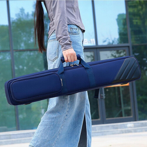 Pool Cue Case Large Capacity Multiple Pockets Carrying Case Black Billiard Cue Case 1