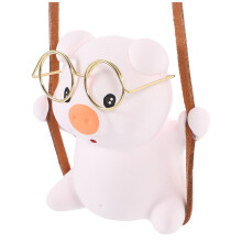 car hanging pig pendant for rearview mirror decoration