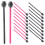 100pcs disposable eyelash and eyebrow brushes portable cosmetic tools 4