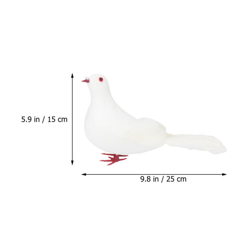 realistic pigeon model garden decor wedding prop 1