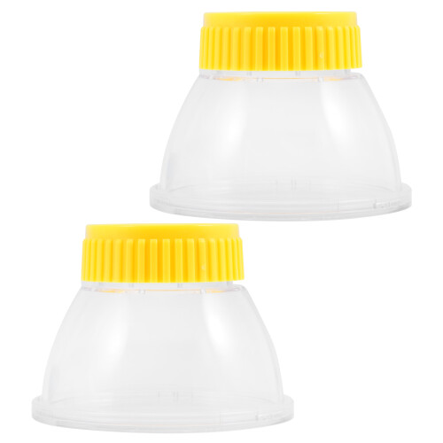 2pcs breathable insect observation cages with magnifying feature