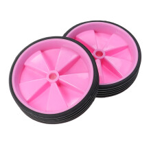 12-20 inch universal porous training wheels for kids balance aid pink
