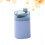 Blue Straw Toothpick Case Automatic Press Button Design 1