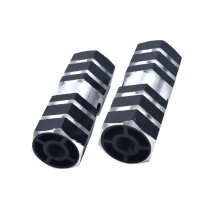 1 paar aluminium fietspedalen stuntpeg voor mountainbike (zwart)