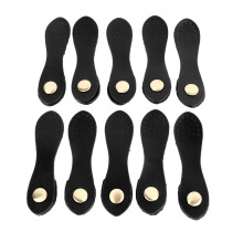 10 Sets zum Aufnähen von Leder-Schnappschnallen,