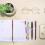 1Skyblauwe Portable Notepad Met Glad Voor En Werk 5