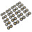 20 Sets Leder-Magnetverschluss, 9