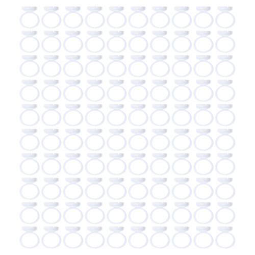 100pcs lash glue holder ring cups for eyelash extension tool