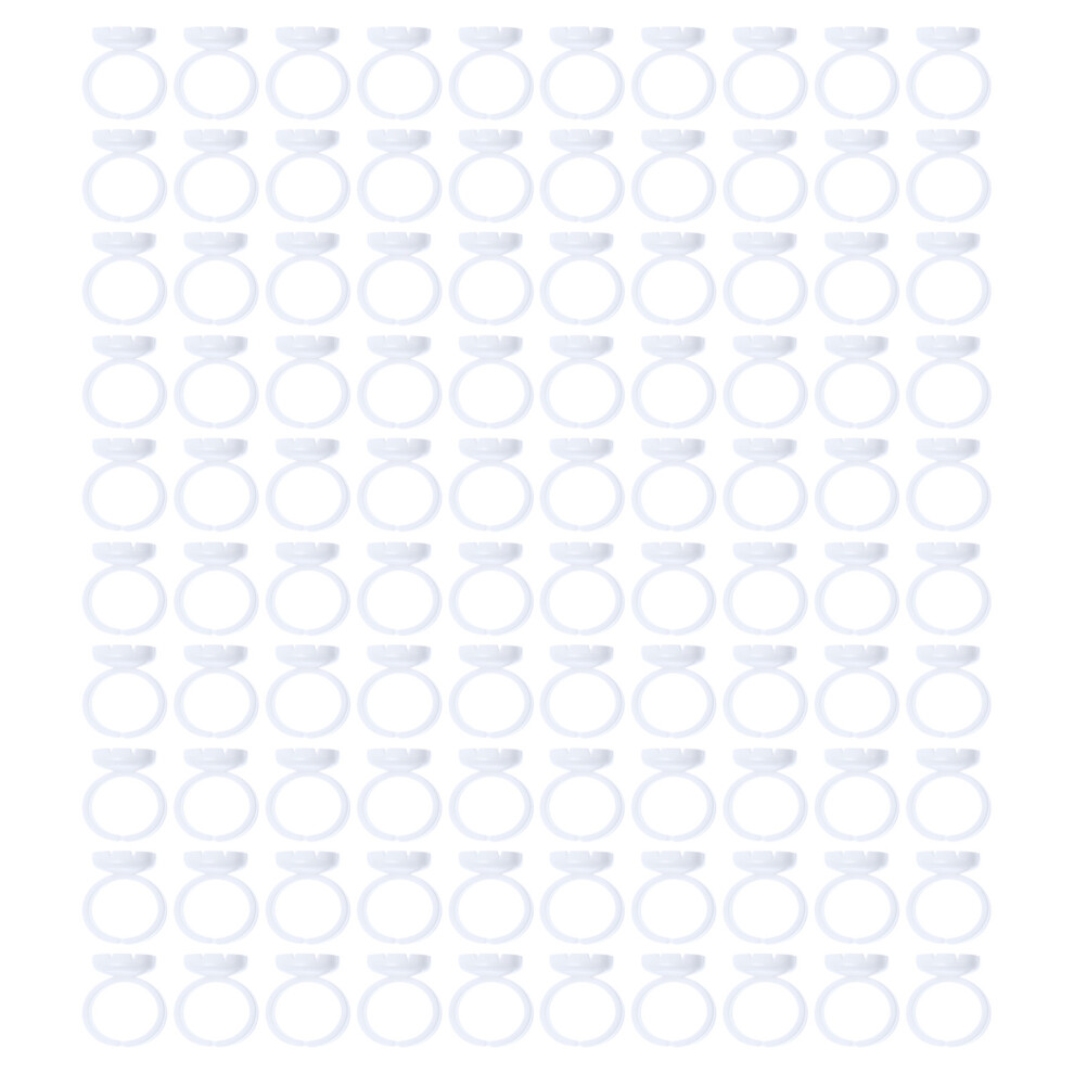 Inoomp 100Pcs Lash Glue Holder Ring Cups For Eyelash Extension Tool